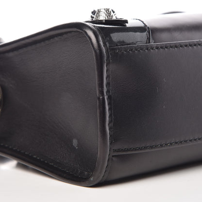 Balenciaga Smooth Calfskin Metallic Patent Giant 12 Silver Hardware Mini City Black Gris 8 of 13