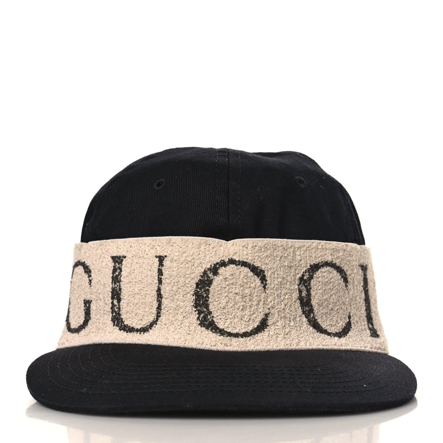 Gabardine Gucci Headband Baseball Hat 57 Black