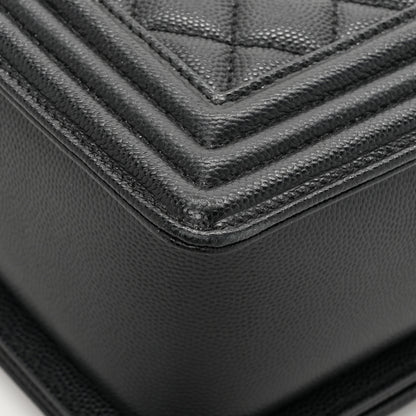 Chanel Caviar Quilted Large Boy Flap Black 13 of 15