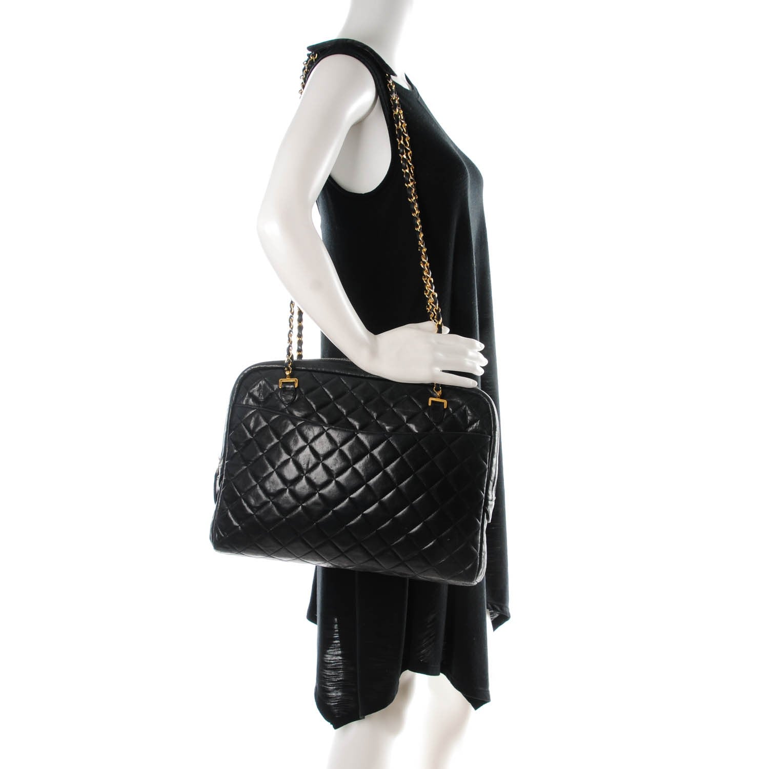 Chanel Lambskin Camera Case Black 2 of 8