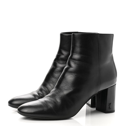 Saint Laurent Nappa Vendome Loulou Ankle Zip Boot 40.5 Black 3 of 13