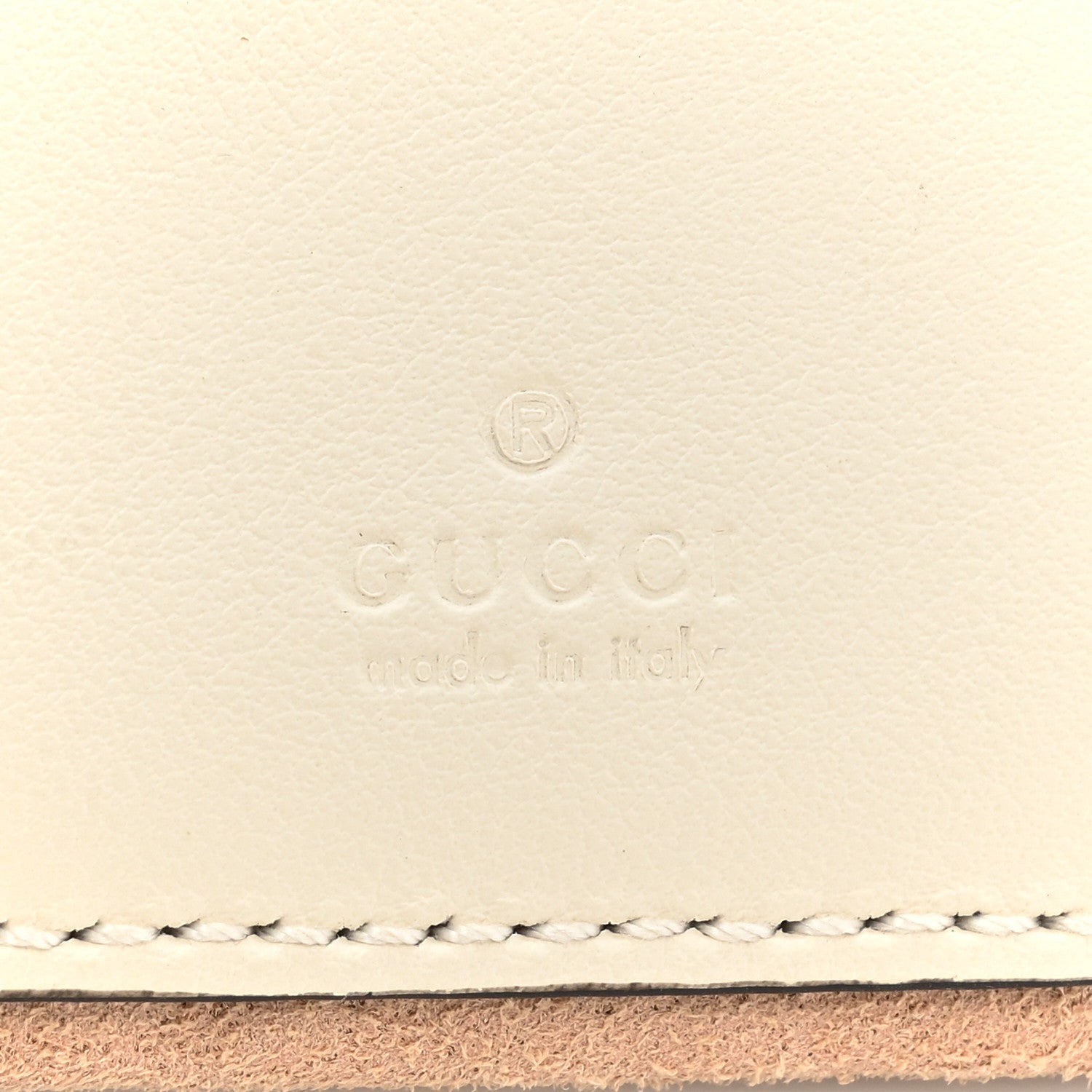 Gucci Calfskin Matelasse Mini GG Marmont 2.0 Bucket Bag White 6 of 9