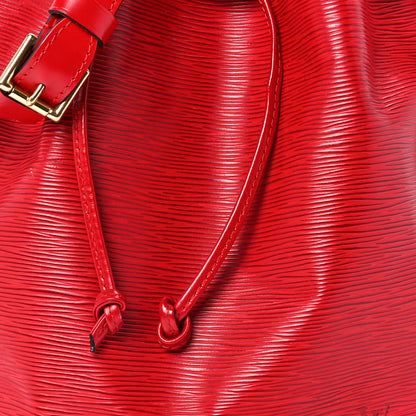 Louis Vuitton Epi Petit Noe Castillan Red 9 of 13