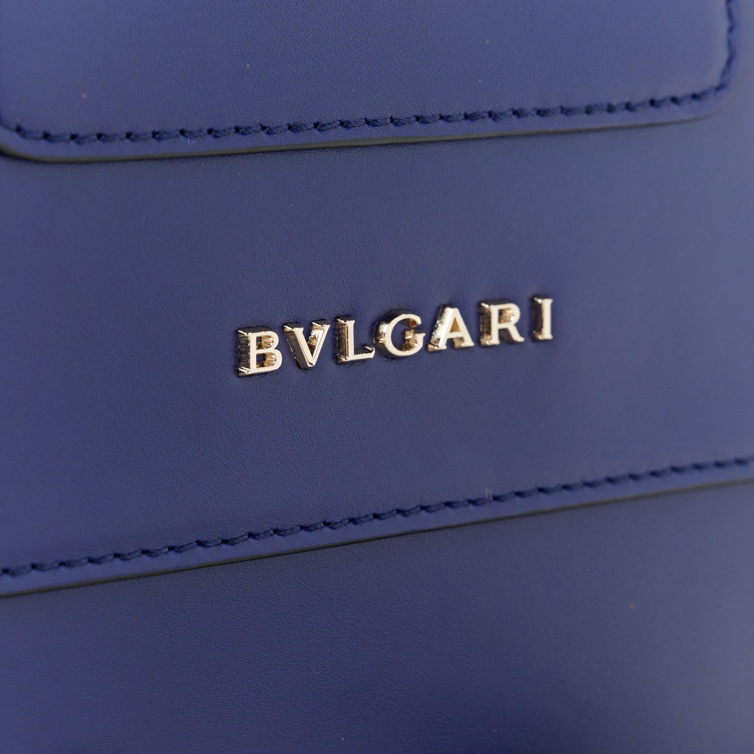 Bulgari Calfskin Large Serpenti Forever Top Handle Blue 10 of 13