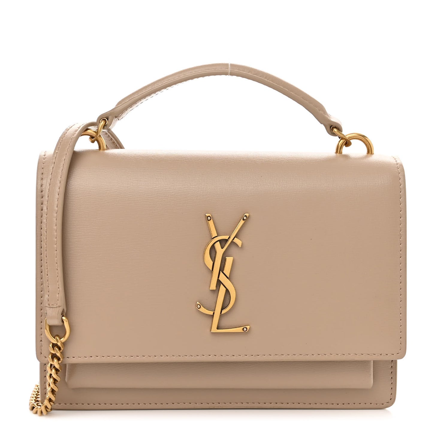 Calfskin Monogram Sunset Chain Wallet Peru