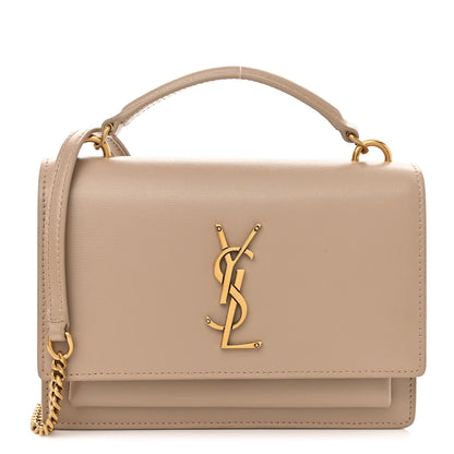 Saint Laurent Calfskin Monogram Sunset Chain Wallet Peru 1 of 9