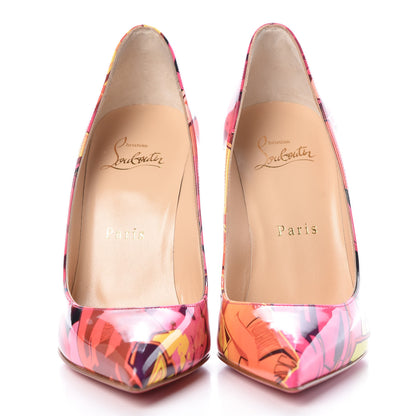 Christian Louboutin Patent Metrograf Pigalle Follies 100 Pumps 36 Multicolor 2 of 8