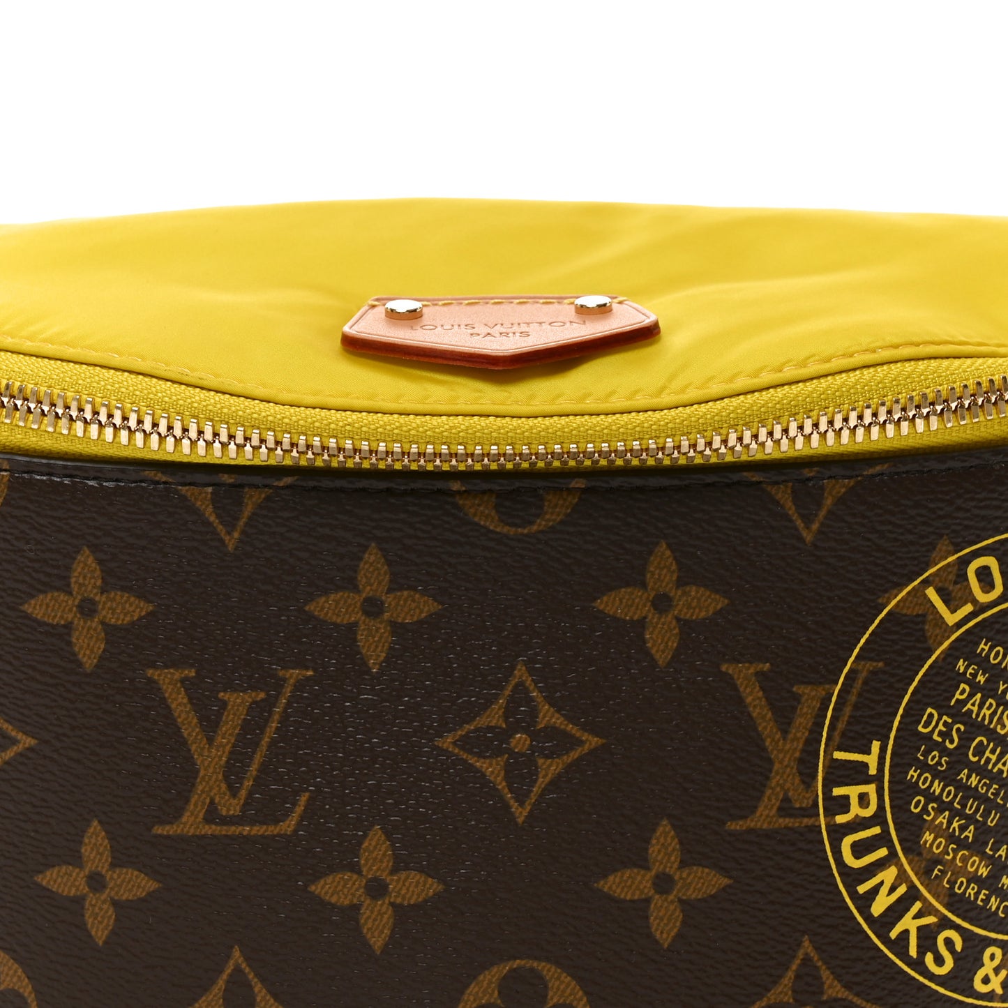 Monogram Paris A Velo Bumbag Yellow