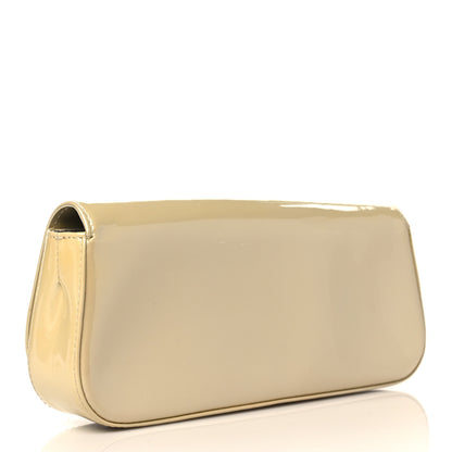 Louis Vuitton Patent Sobe Clutch Creme 3 of 7