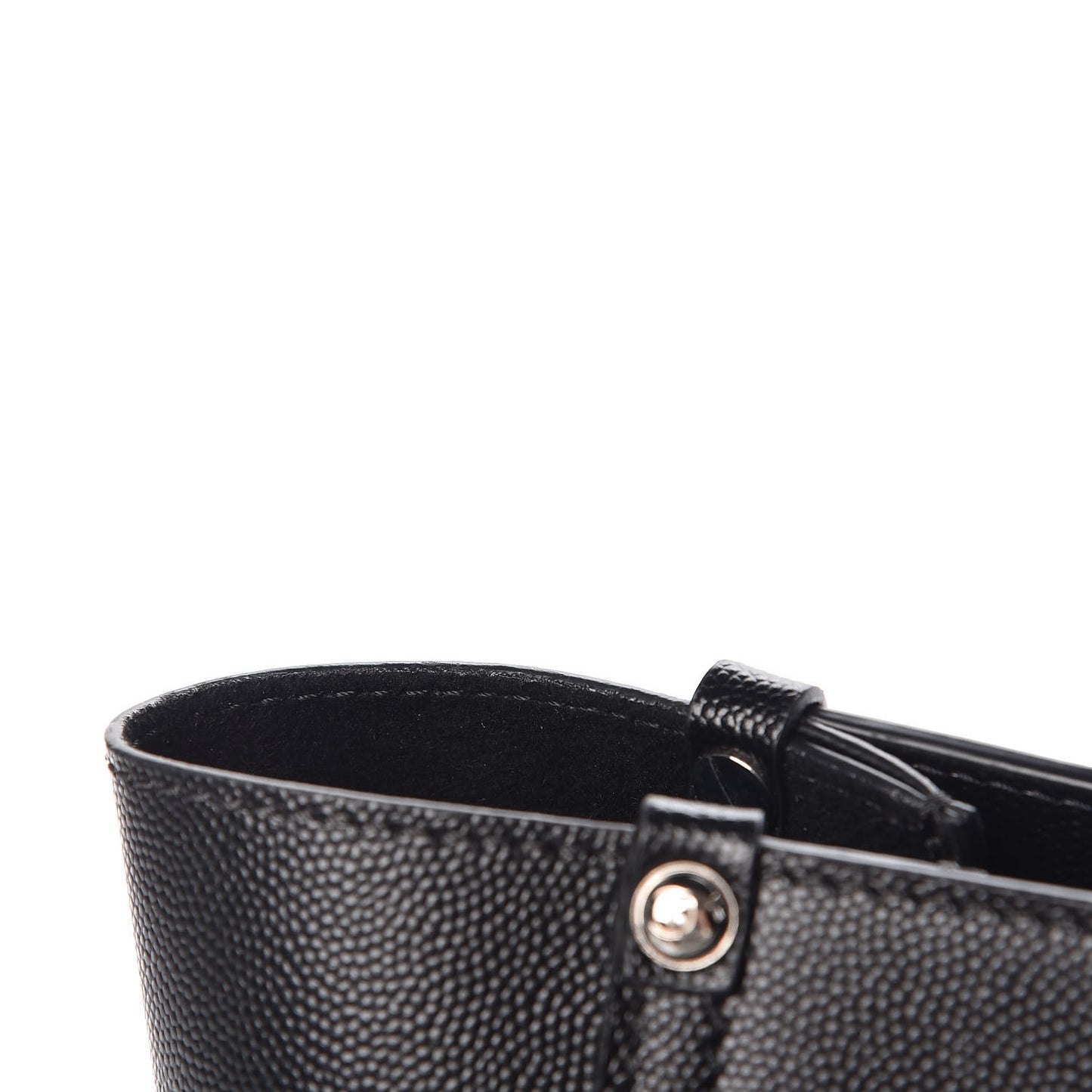 Caviar Small Studded Deauville Tote Black
