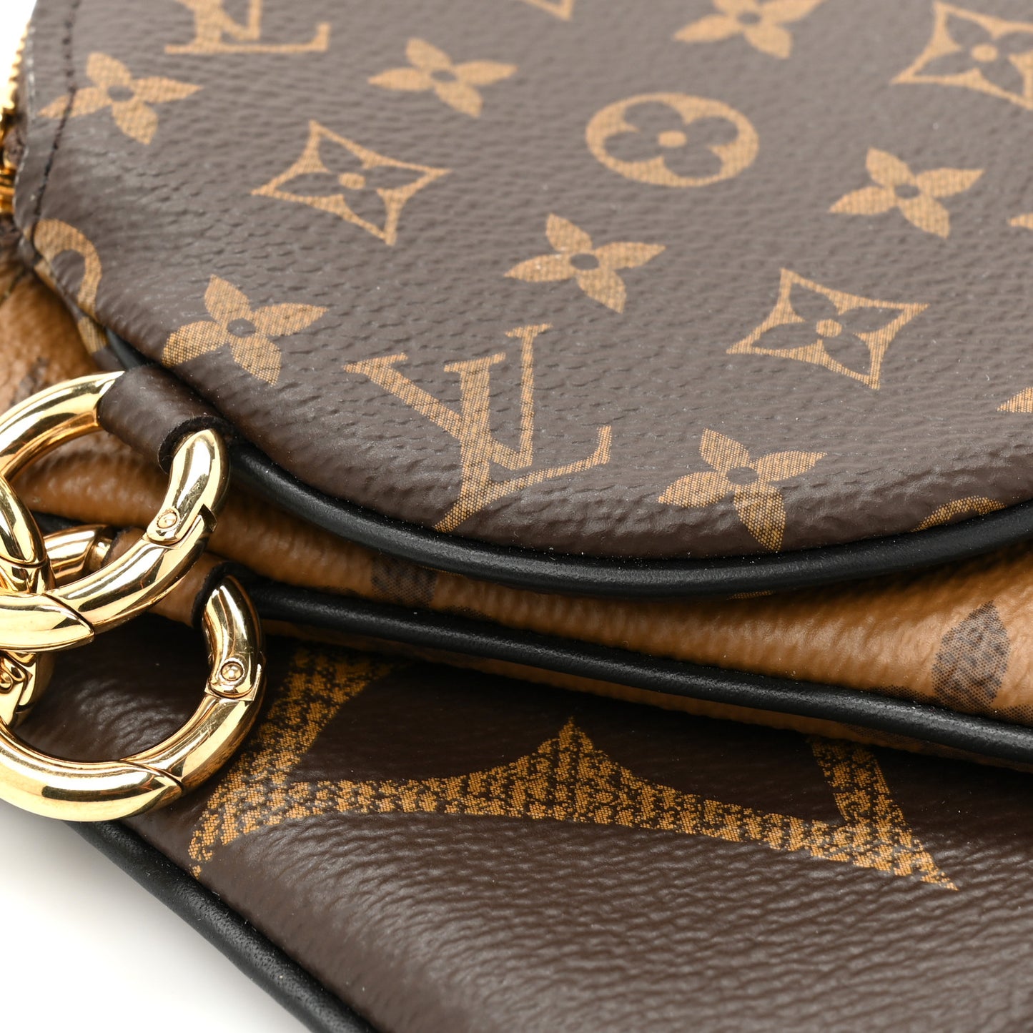Reverse Monogram Giant Trio Pouch