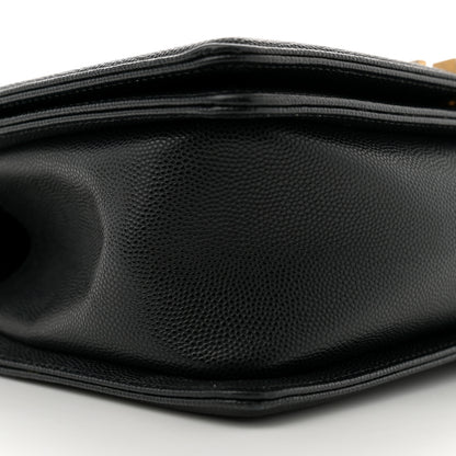 Chanel Caviar Quilted Medium Boy Flap Black 9 of 12