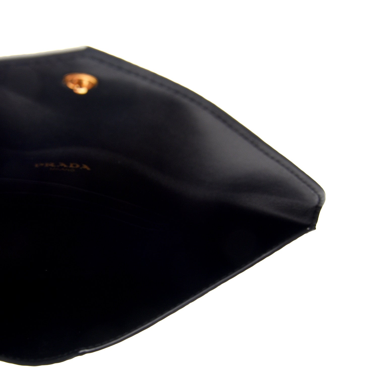 Prada Vitello Move Envelope Wallet Black 4 of 8
