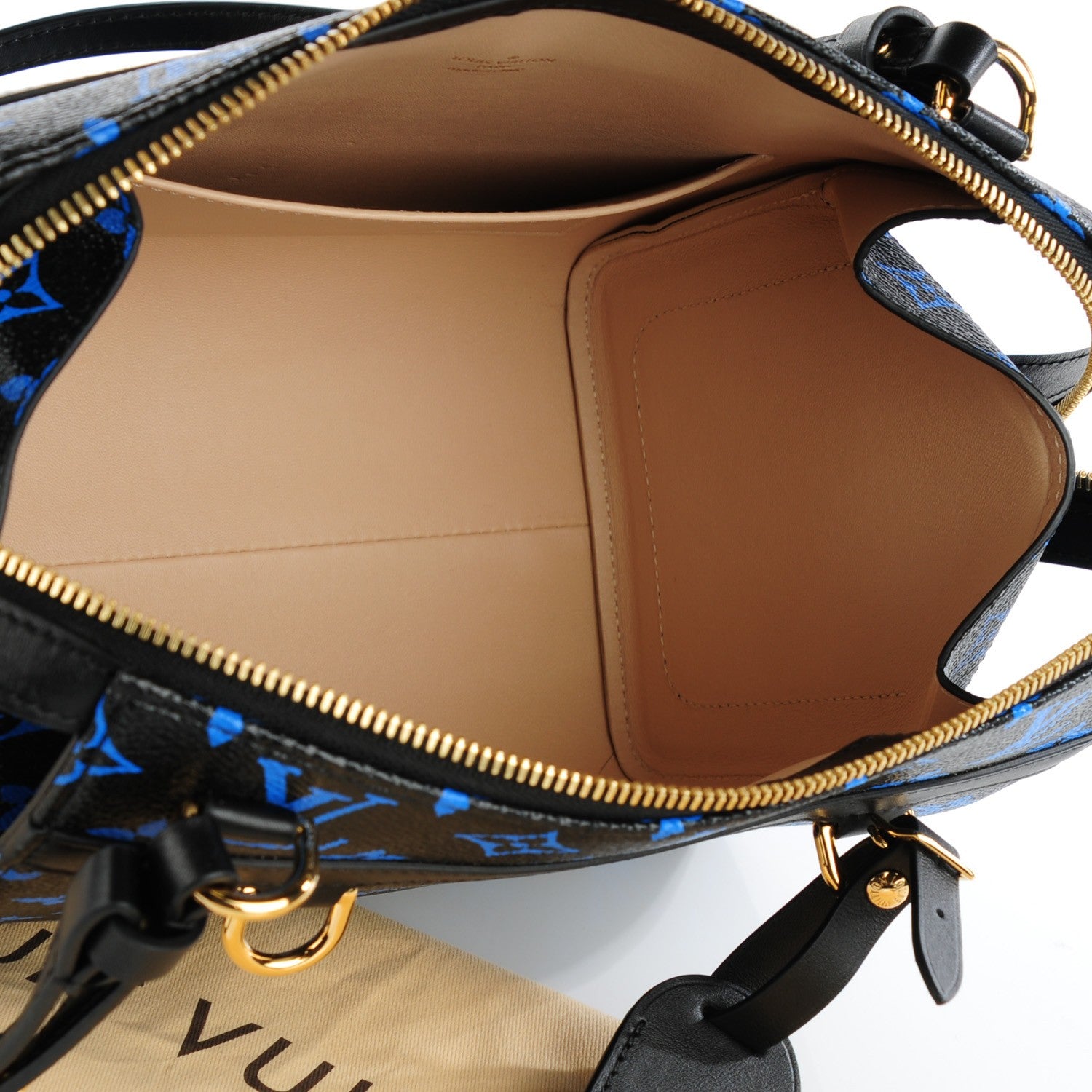 Louis Vuitton Colored Monogram Speedy Amazon PM Blue Black 5 of 7