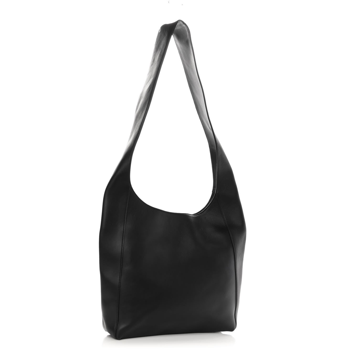 Tom Ford Calfskin Large Alix Padlock Zip Hobo Crossbody Bag Black 2 of 9