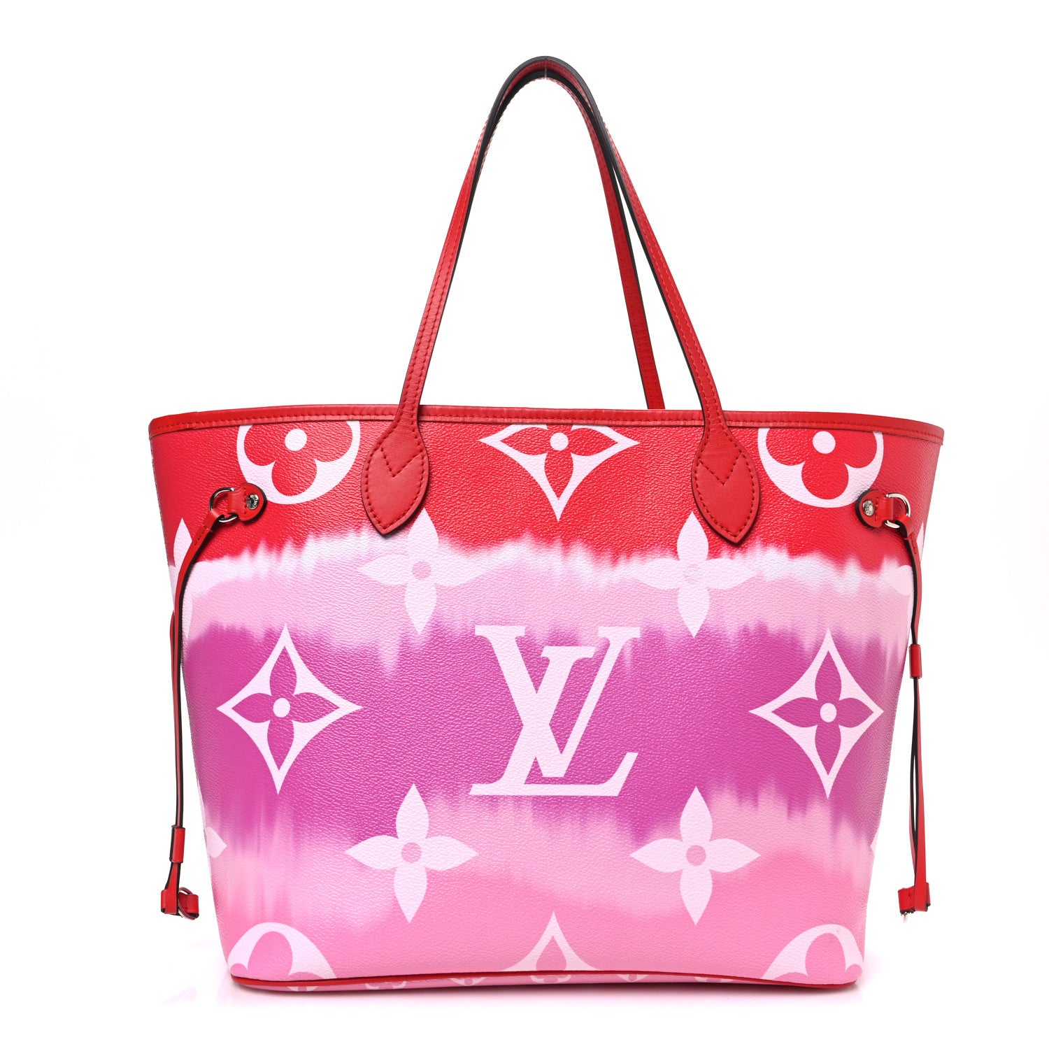 Louis Vuitton Monogram Escale Neverfull MM Rouge 1 of 11