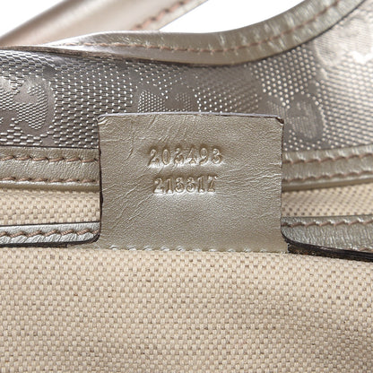 Gucci Imprime Monogram Large Joy Shoulder Bag Silver 7 of 12
