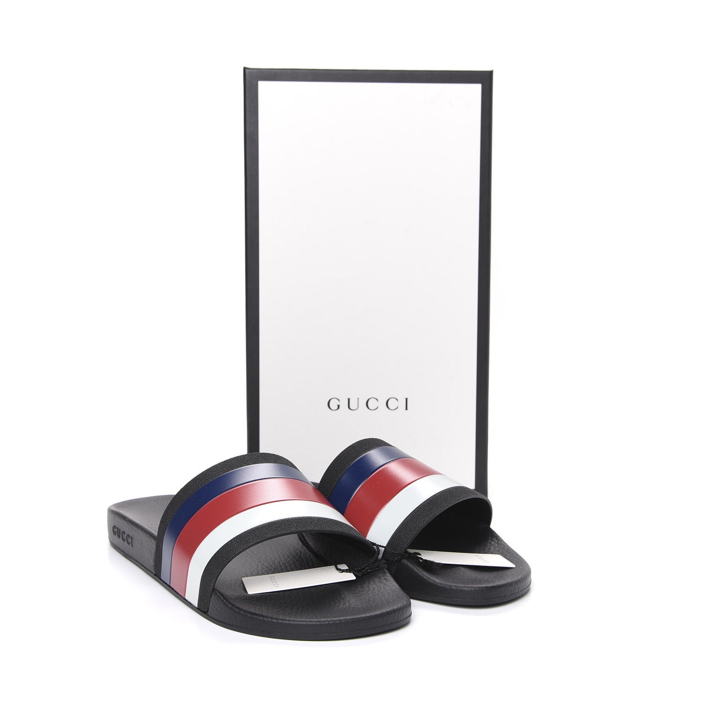 Rubber Web Mens Pool Slide Sandals 13 Black Mystic White Hibiscus Red Marine