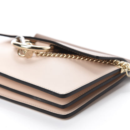 Chloe Goatskin Smooth Calfskin Mini Faye Chain Shoulder Bag Pink 7 of 10