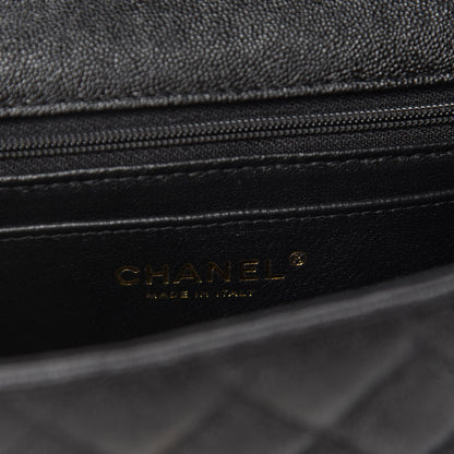 Chanel Caviar Quilted Mini Top Handle Rectangular Flap Black 8 of 10