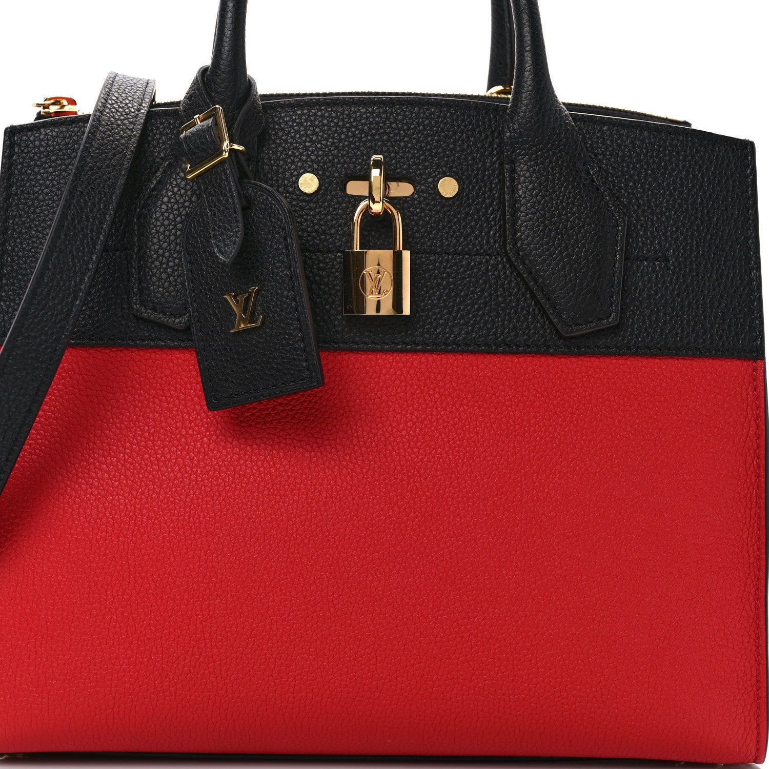 Louis Vuitton Taurillon City Steamer PM Black Rouge 7 of 13