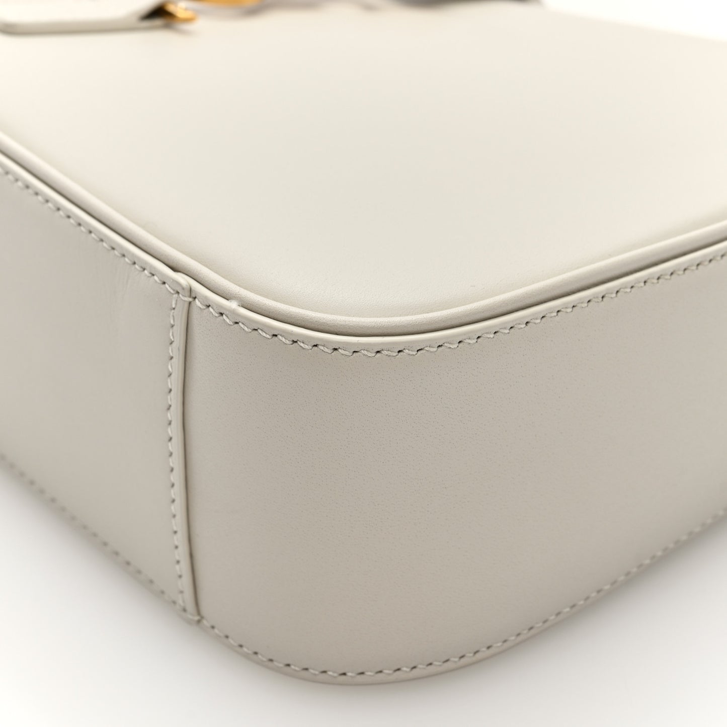 Smooth Calfskin Le 5 A 7 Hobo Blanc Vintage