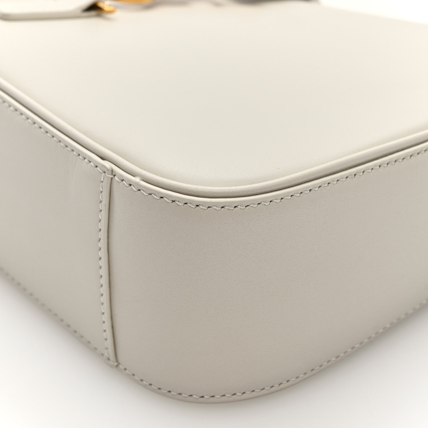 Saint Laurent Smooth Calfskin Le 5 A 7 Hobo Blanc Vintage 9 of 9