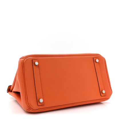 Hermes Togo Birkin 30 Orange 4 of 13