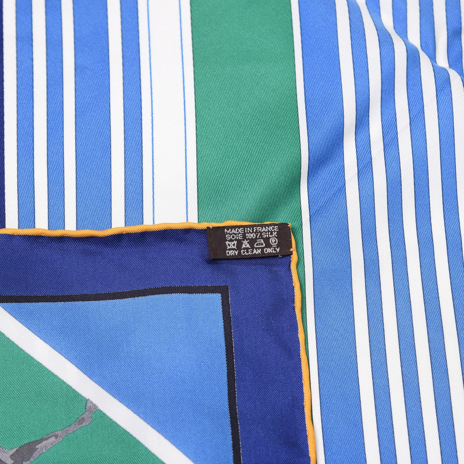 Hermes Silk Les Courses Scarf 90 3 of 5