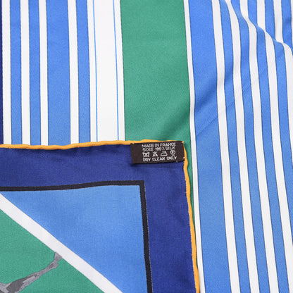 Hermes Silk Les Courses Scarf 90 3 of 5