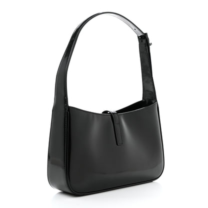 Saint Laurent Patent Le 5 A 7 Monochrome Hobo Black 3 of 12