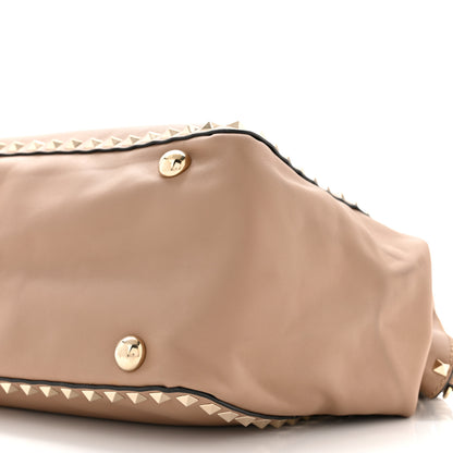 Valentino Garavani Vitello Medium Rockstud Tote Alpaca 9 of 9