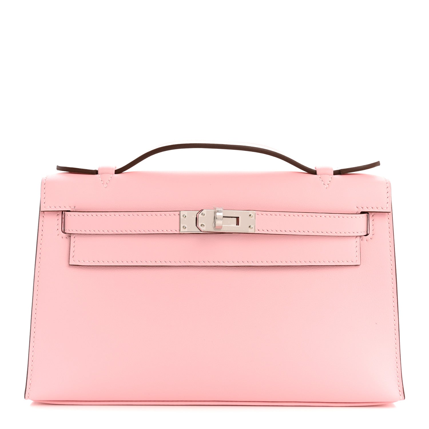 Hermes Swift Kelly Pochette Clutch Rose Sakura 1 of 11