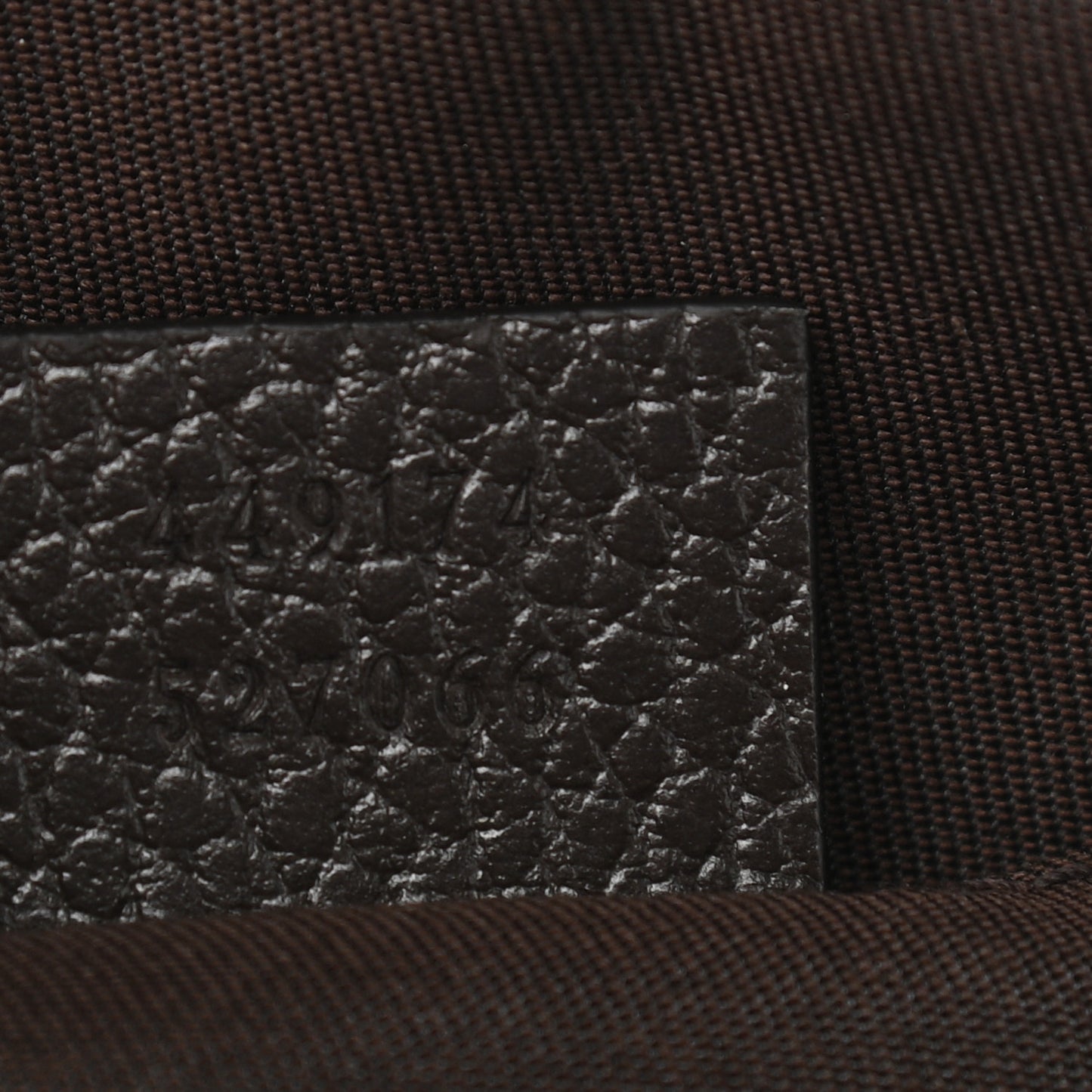 Monogram Belt Bag Dark Brown
