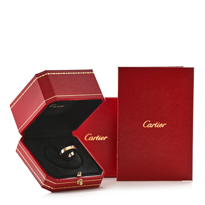 Cartier 18K Yellow Gold 3.5mm LOVE Wedding Band Ring 51 5.75 5 of 5