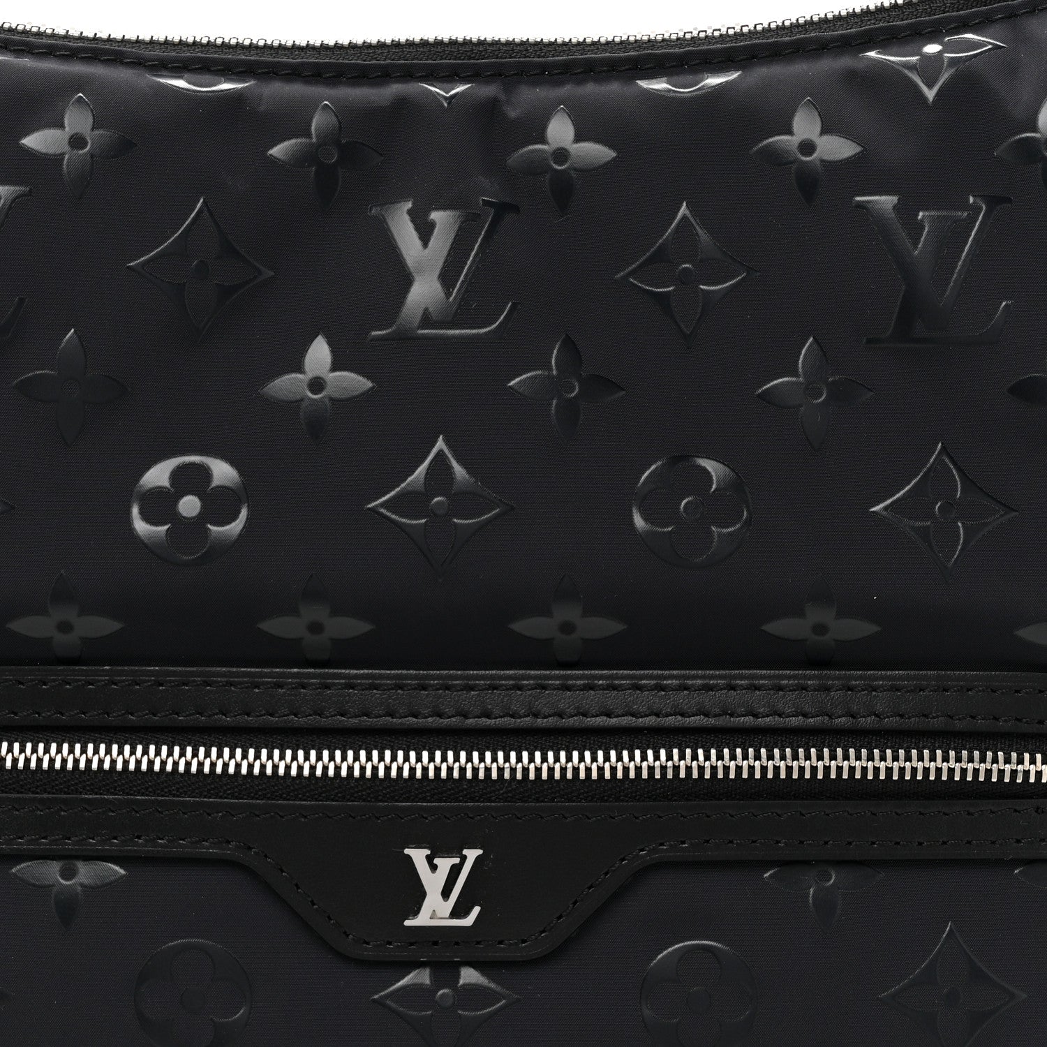 Louis Vuitton Nylon Monogram Loop Pocket Hobo Polar Night 7 of 11