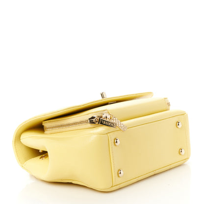 Chanel Caviar Quilted Medium Business Affinity Flap Yellow 4 of 10