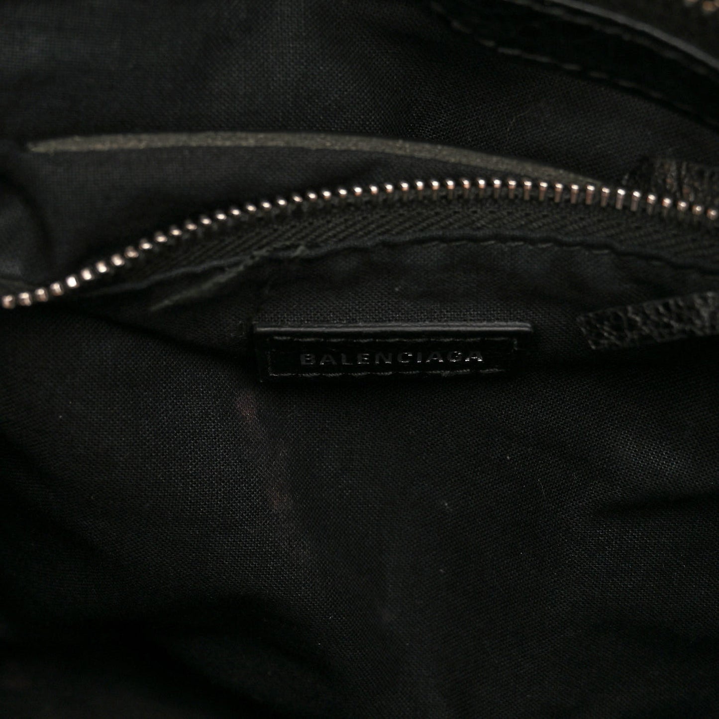 Agneau Classic Silver Hardware S City Black