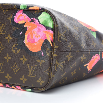 Louis Vuitton Monogram Roses Neverfull MM 6 of 12