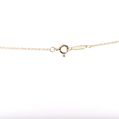 Tiffany 18K Yellow Gold Diamond Cross Pendant Necklace 3 of 4