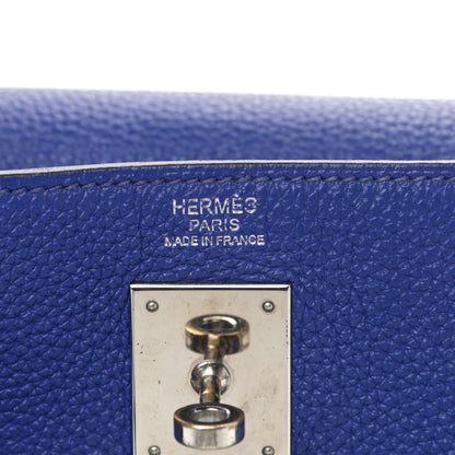 Hermes Togo Kelly Retourne 32 Bleu Electrique 6 of 15