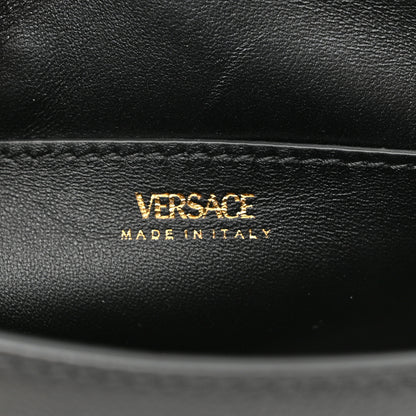 Versace Grained Calfskin Small La Medusa Top Handle Bag Black 6 of 11