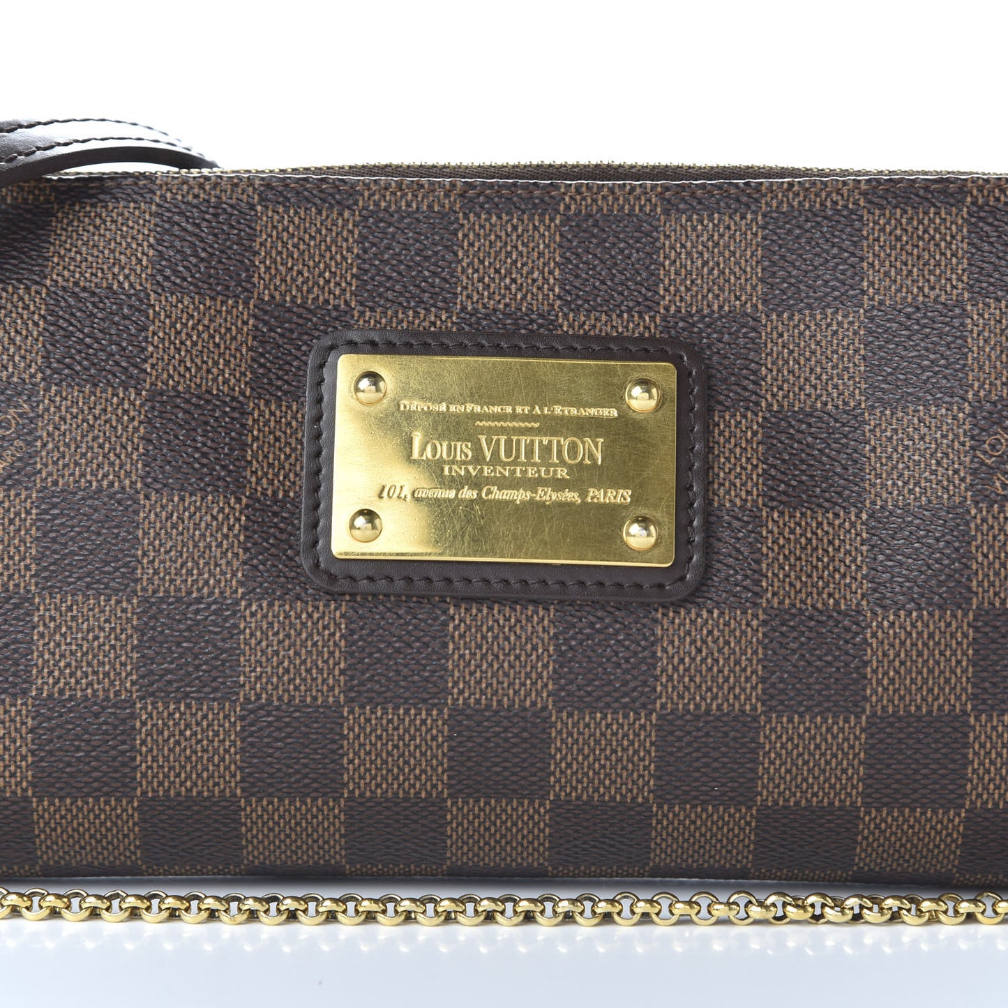 Damier Ebene Eva Clutch