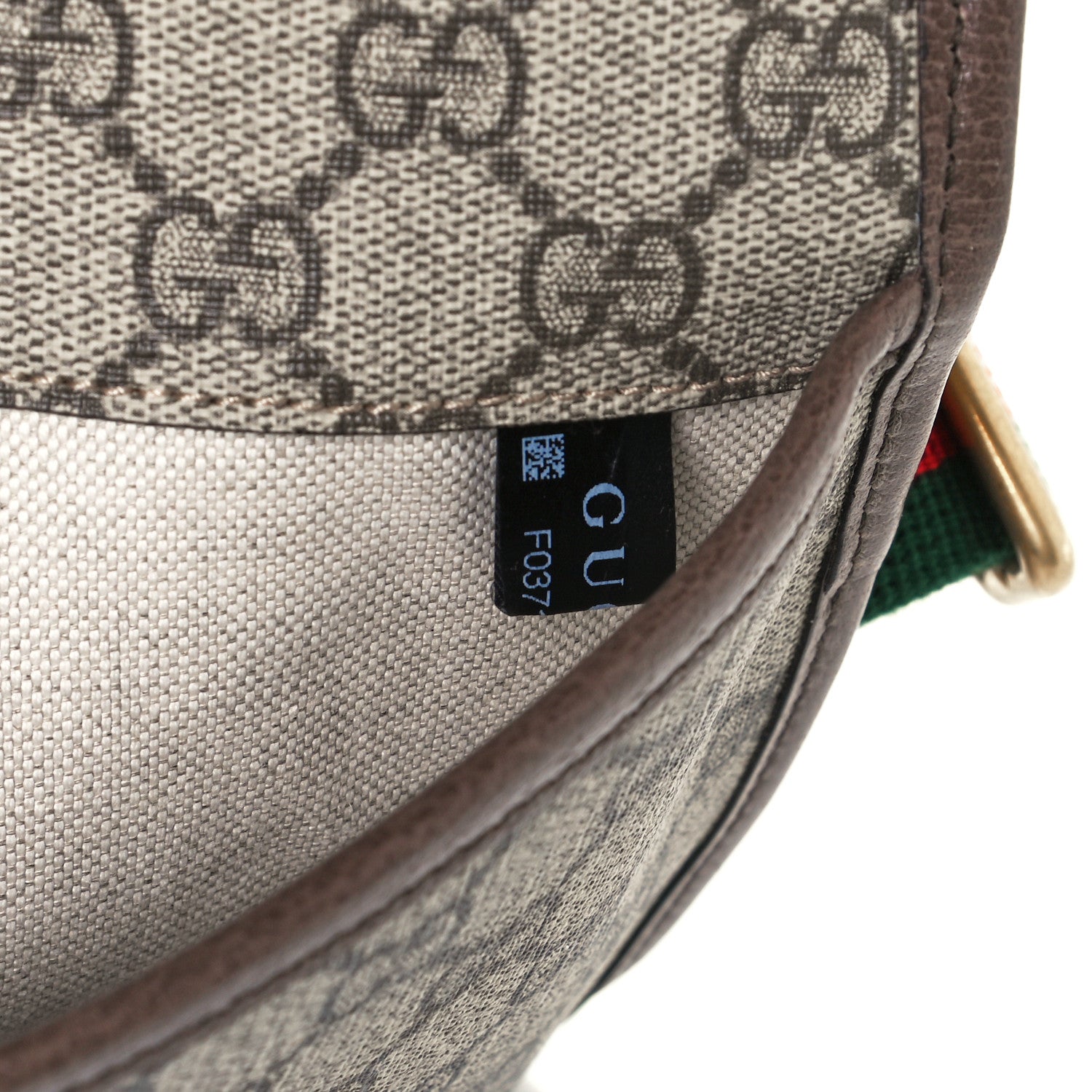 Gucci GG Supreme Monogram Neo Vintage Web Belt Bag Brown 7 of 12