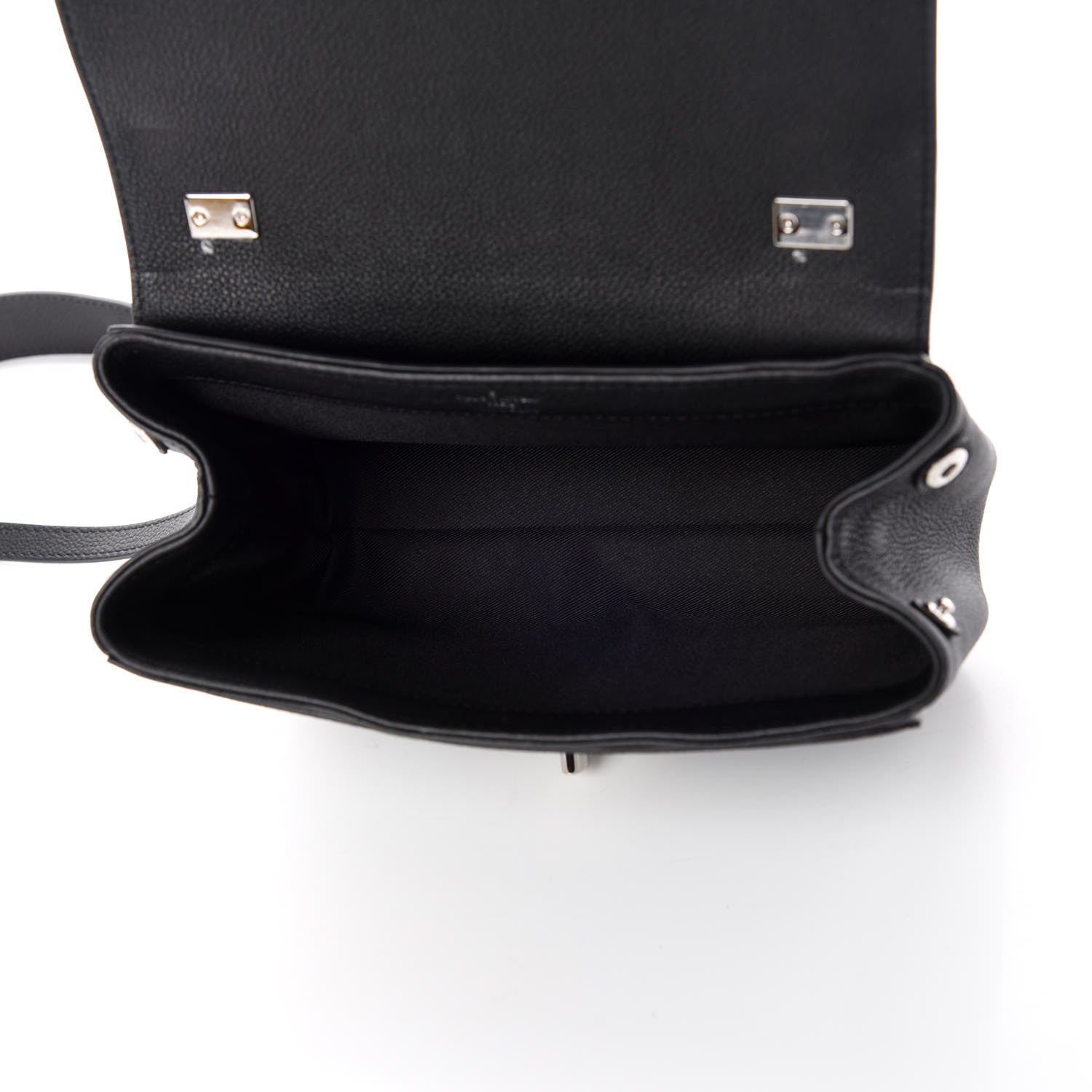 Louis Vuitton Calfskin Lockme II Chain Bag BB Black 7 of 9