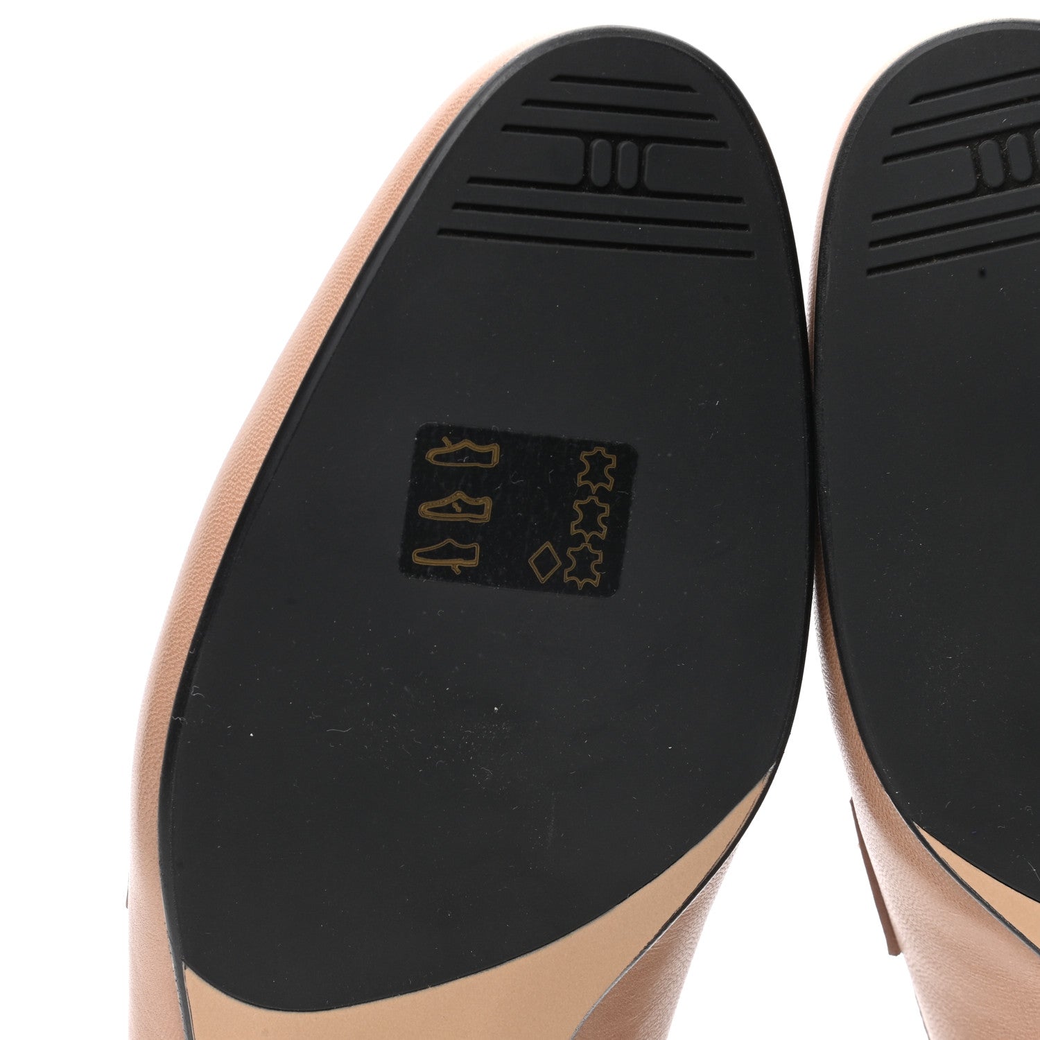Hermes Goatskin Womens Royal Loafers 37.5 Bois De Santal 6 of 9