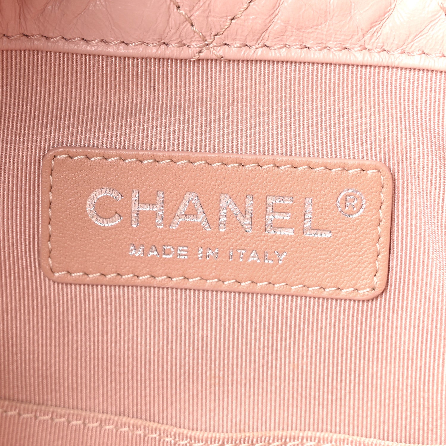 Chanel Aged Calfskin Quilted Small Gabrielle Backpack Pink 6 of 10