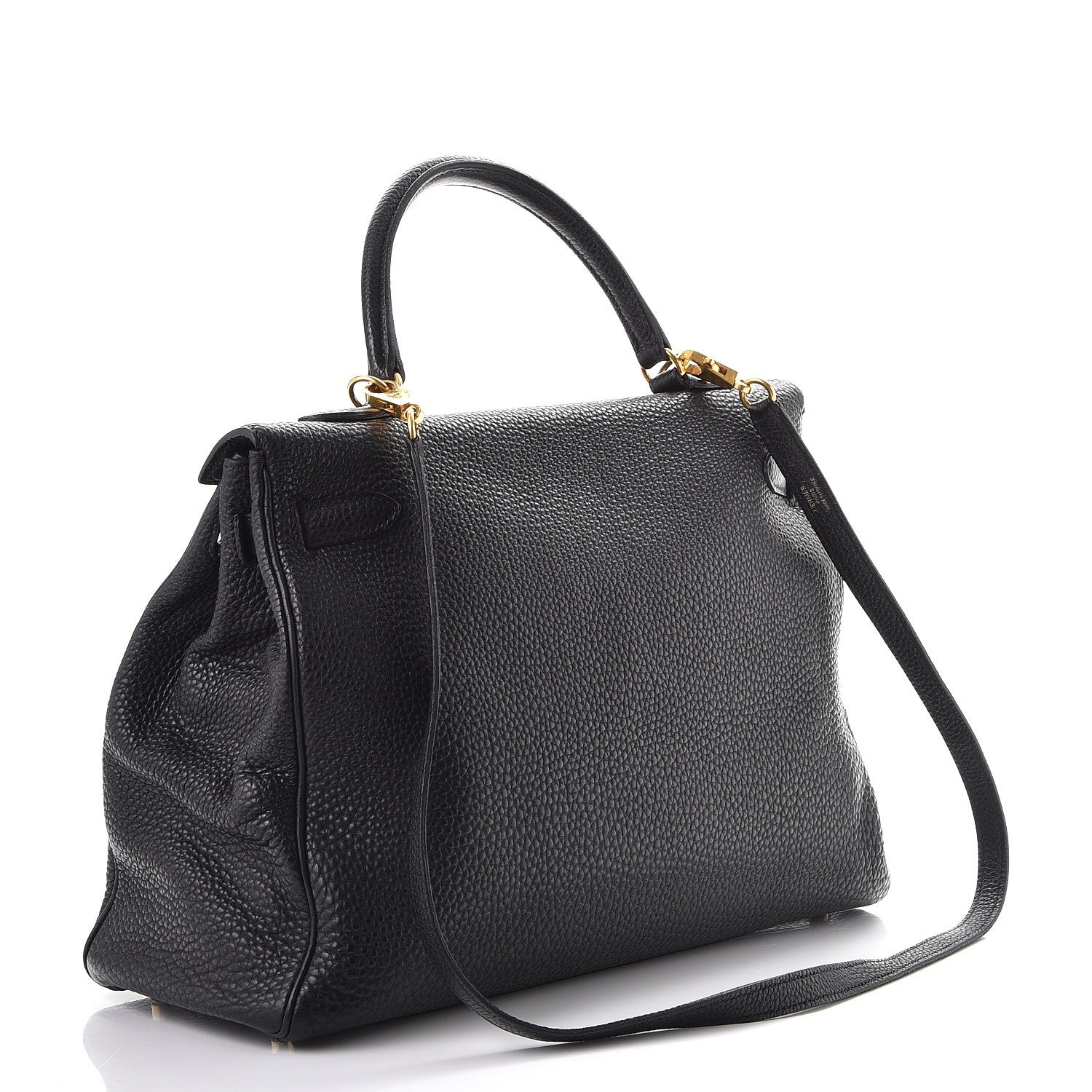 Hermes Taurillon Clemence Kelly Retourne 35 Black 3 of 40