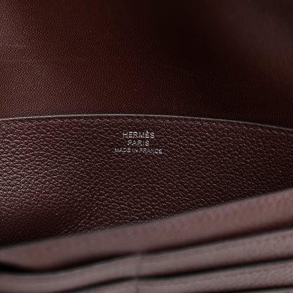 Hermes Evercolor Dogon Recto Verso Wallet Prune 6 of 7