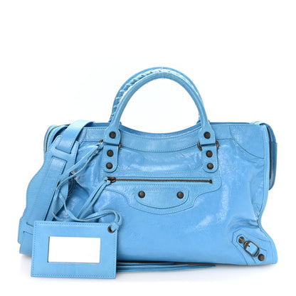 Balenciaga Agneau Classic Hardware City Bleu Azur Clair 3 of 11